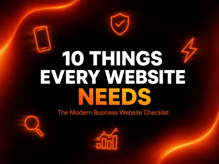 Important features every modern business website needs