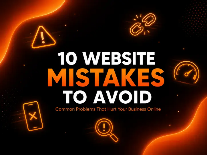 Common website design and development mistakes businesses should avoid